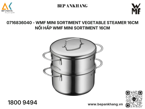 0716836040 - Nồi hấp WMF MINI SORTIMENT 16cm